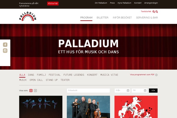 palladium.nu site used Bravissimo-start