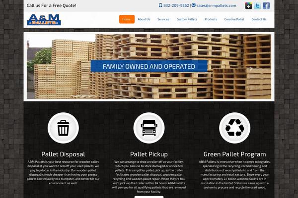 palletsforhouston.com site used Ajusta