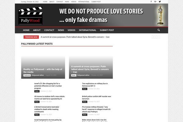 WordPress website example screenshot