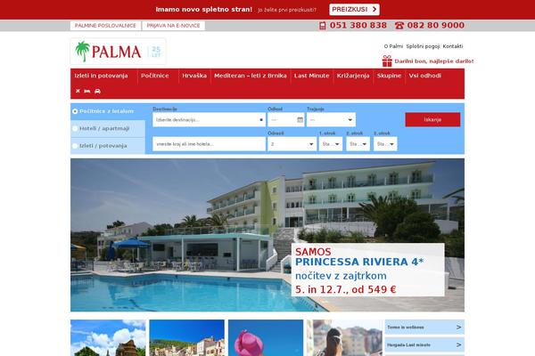 palma.si site used Palma