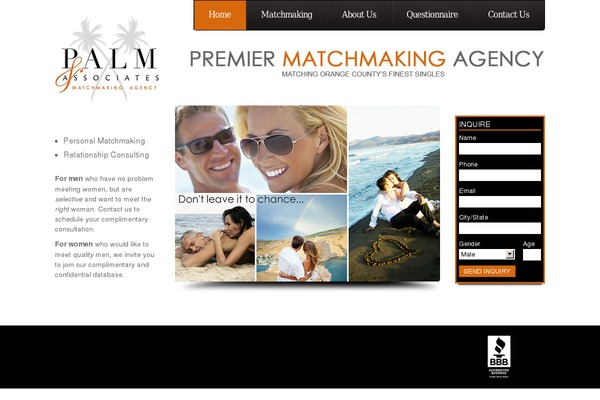 palmandassociates.com site used Palm