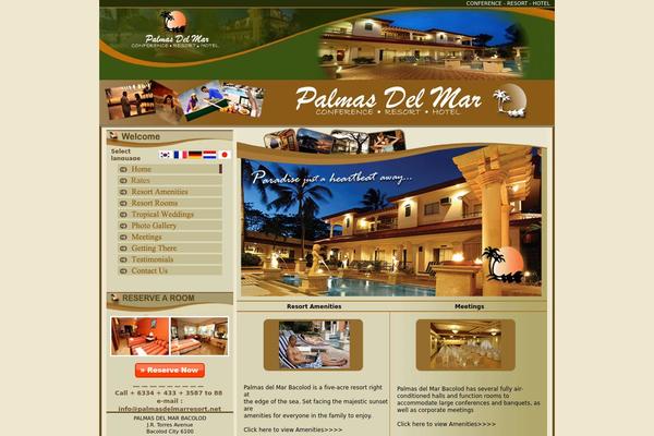 palmasdelmarresort.net site used Bacolodhotelresort