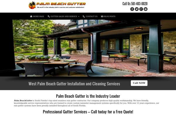 palmbeachgutter.com site used Newelegantbiz