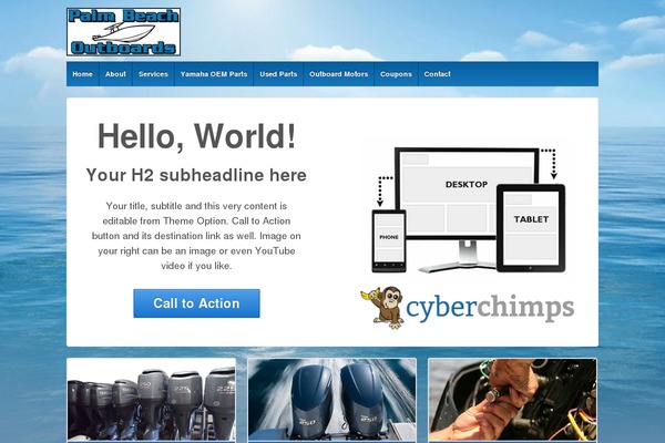 Responsive theme site design template sample