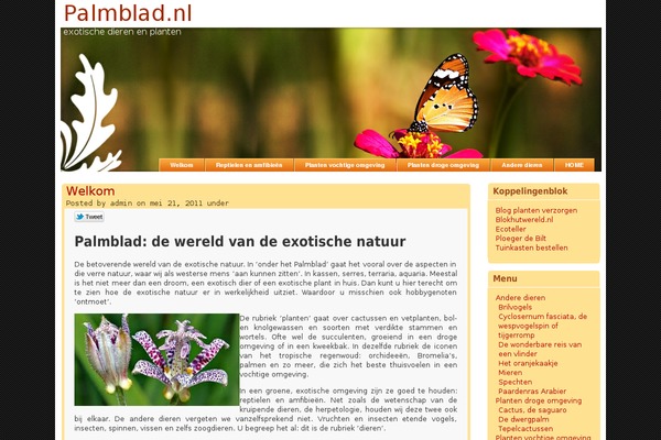 palmblad.nl site used Gardenz