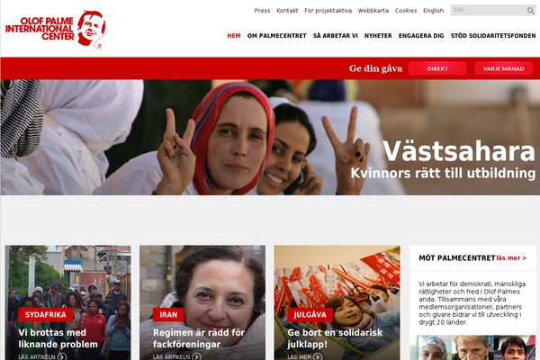 palmecenter.org site used Palmecenter