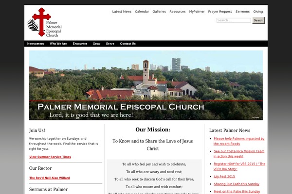 palmerchurch.org site used Palmer-church