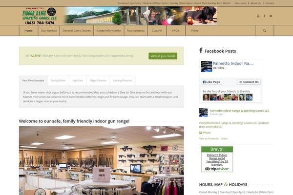 Enfold theme site design template sample