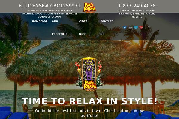 Bridge theme site design template sample