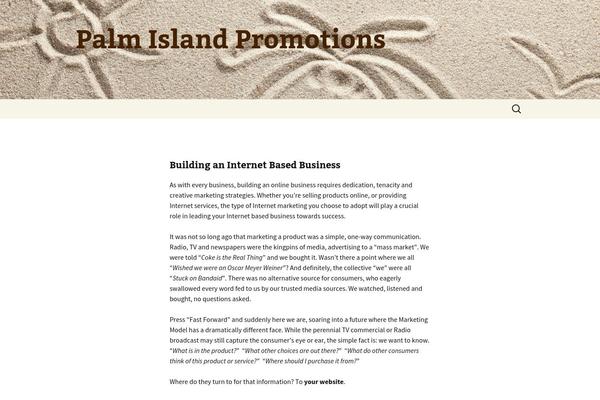 Twenty Thirteen theme site design template sample