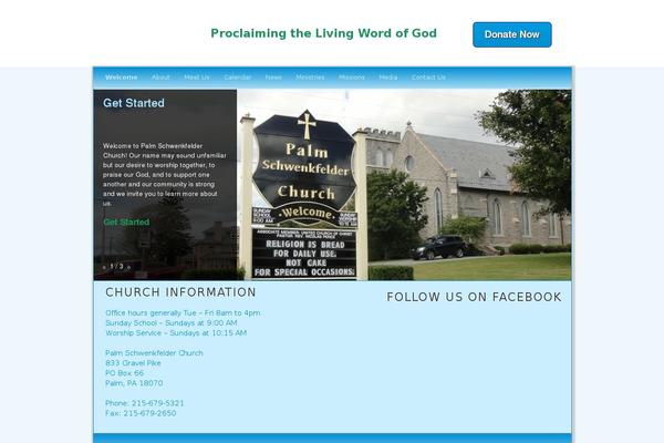 WordPress website example screenshot