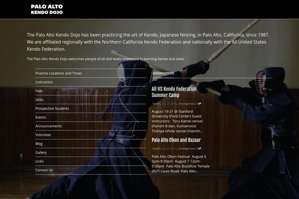 WordPress website example screenshot