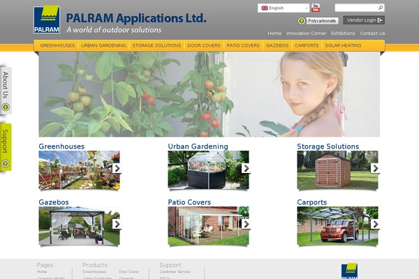 palramapplications.com site used Simon WP Framework
