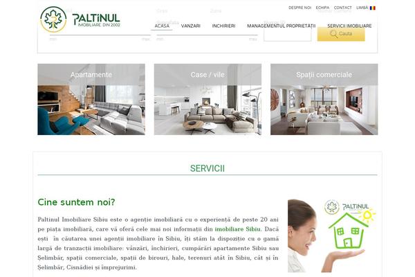 paltinul.ro site used Paltinul