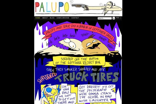 palupo.com site used ComicPress