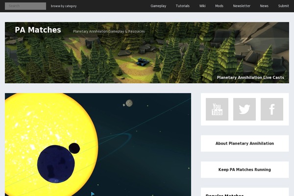 pam theme websites examples