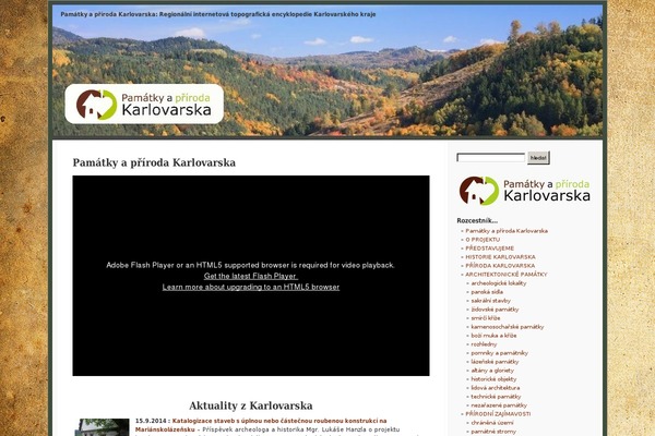 pamatkyaprirodakarlovarska.cz site used Baltimore Phototheme