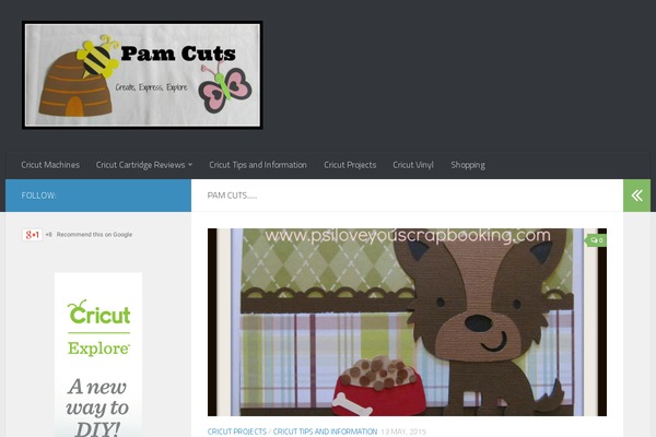 Hueman theme site design template sample