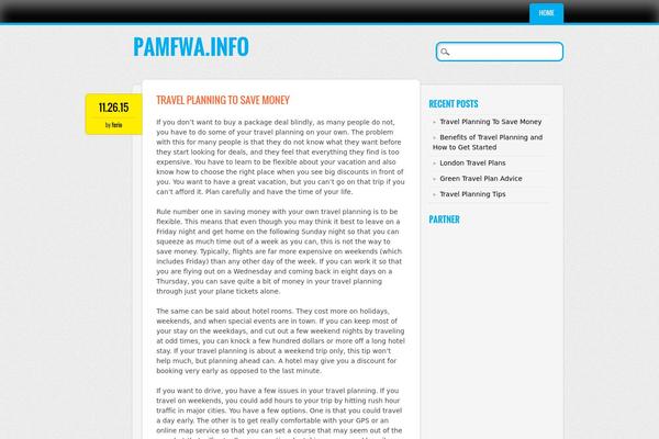 pamfwa.info site used ModXBlog