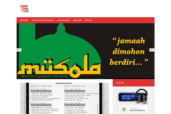 Hueman theme site design template sample