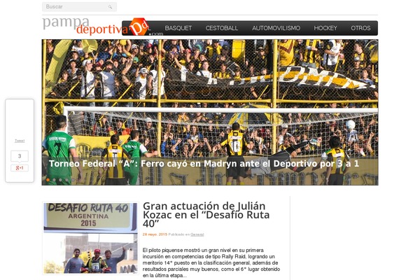 pampadeportiva.com site used Sportpress