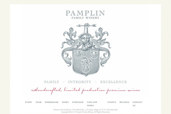 pamplinfamilywinery.com site used Pfw