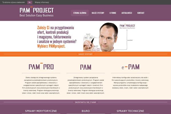 pamproject.pl site used Pamproject