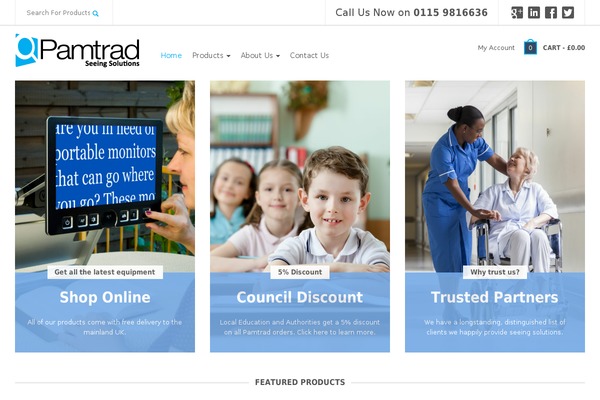 pamtrad.co.uk site used 456Industry