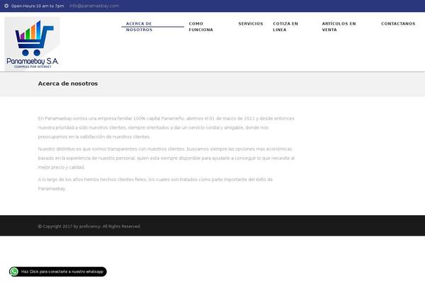 WordPress website example screenshot