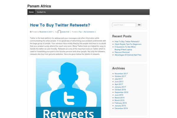 Responsive theme site design template sample