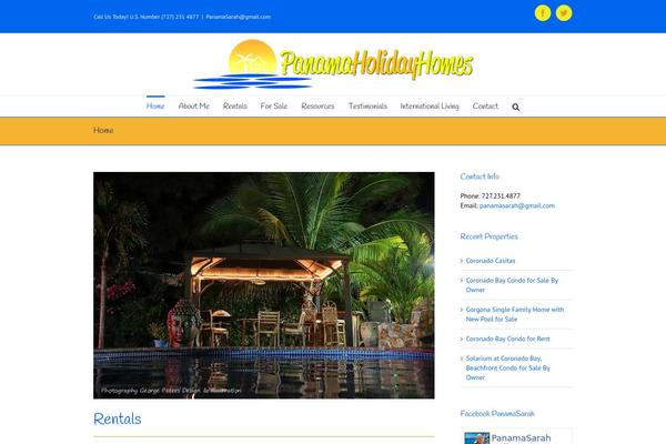Avada theme site design template sample