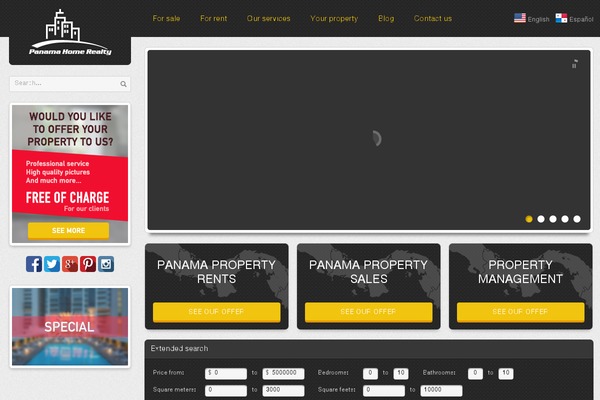 panama-home-realty theme websites examples