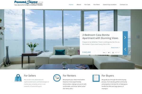 WP Residence theme site design template sample