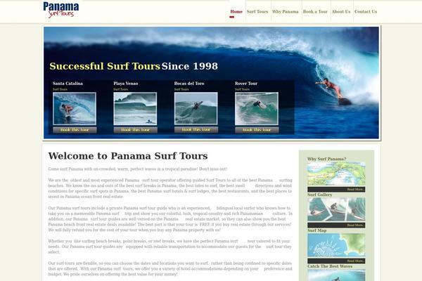 panamasurftours.com site used Responsive