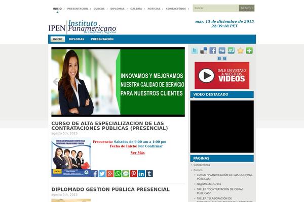 panamericanoempresarial.com site used Stunning Press