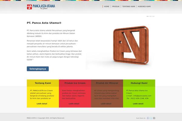 Tint theme site design template sample