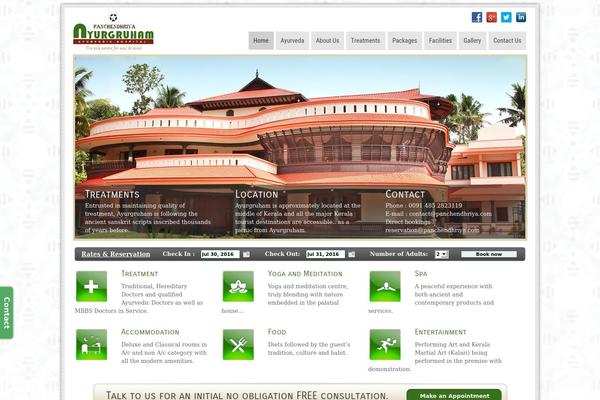 MediCenter theme site design template sample