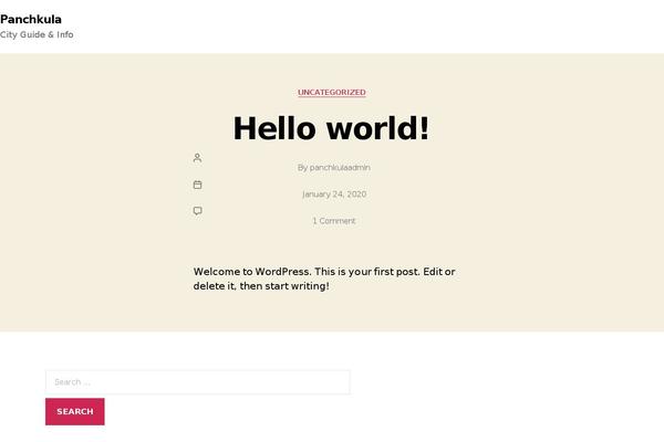 Twenty Twenty theme site design template sample