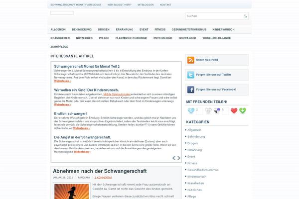 WordPress website example screenshot