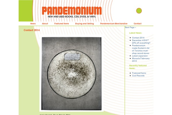 pandemonium.ca site used Pandemonium