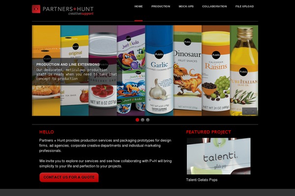 Attracto theme site design template sample