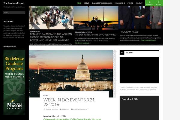 WordPress website example screenshot