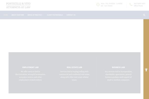 WordPress website example screenshot