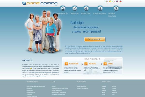 panelopinea.com.br site used Panelopinea