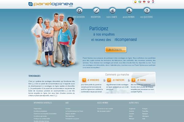 panelopinea.fr site used Panelopinea
