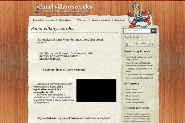 panelvillanyszereles.com site used Recipy