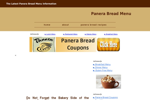 panerabreadmenu.net site used Nettigo Brown