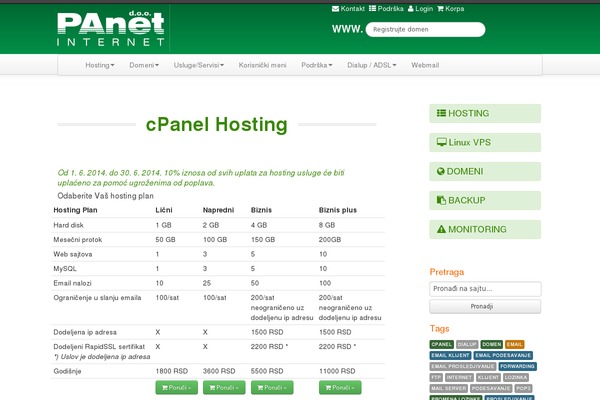 panet.rs site used Worpress-bootstrap-master