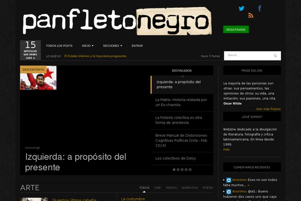 panfletonegro.com site used Panfleto2019