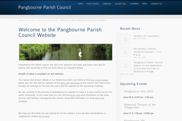pangbourne-pc.gov.uk site used Villagehall